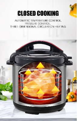 Picture of High Quality Multipurpose Electric Pressure Cooker - NEPC-08L