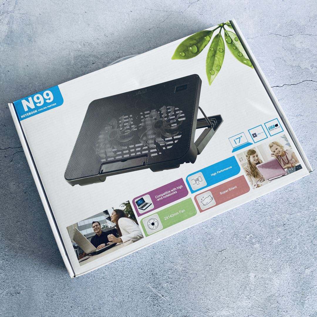 Picture of Dual Fan Laptop Cooling Pad N99, Dual Fan Laptop Cooler