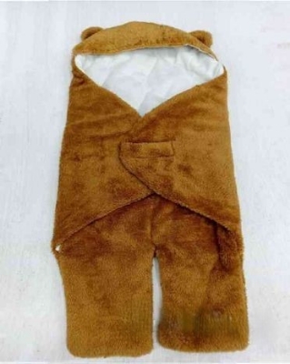 Picture of Baby Sleeping Bag Ultra-Soft Fluffy Fleece Newborn Receiving Blanket Infant Boys Girls Clothe Sleeping Nursery Wrap Swaddle