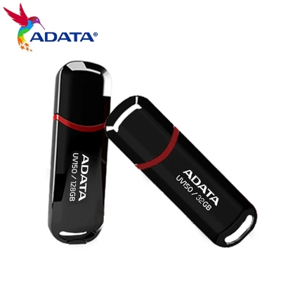 Picture of ADATA USB 3.2 Pen Drive High Speed 100MB/S 256GB 128GB 64GB 32GB Flash Memory UV150 Black Portable Pendrive for Desktop Laptop