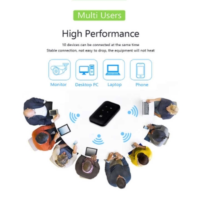 Picture of JioFi LTE OEM MF680S 4g router with sim card pocket router 2100mAh Type-C Cat4 pocket wifi 4g router