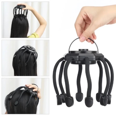 Picture of Electric Head Massager Octopus Massager 20 Contracts 5 Modes Scalp Massager 2 Extra Long Contract Red Light Therapy Device || vibrating head massage
migraine relief
gared cat massage
head massage spider
octopus scalp stress relax
complete ghost gun kits
