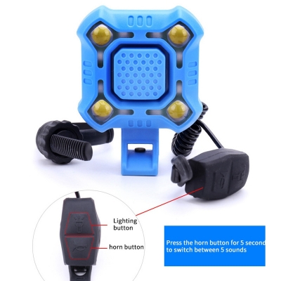 Picture of 2 In 1 Bicycle Light 140dB Horn Headlight Electric Bell USB Rechargeable Front Light Waterproof Loud Alarm Night Riding Lamp || bicycle headlight t6 l2, signalling light bicycle
bike tail light usb waterproof, bicy light, charger in bicycle light