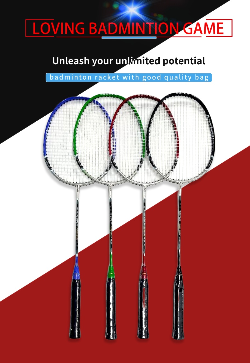 Picture of 2pcs Children's Training Badminton Racket Teenagers for Outdoor Training In School Training Institution || badminton professional racket