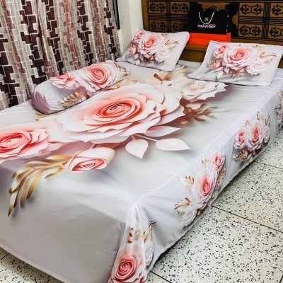 Picture of Primium 3D Bedsheet Four Piece Set