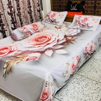 Picture of Primium 3D Bedsheet Four Piece Set