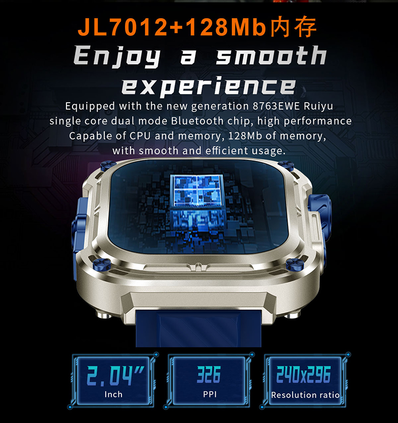 Picture of Y80 Ultra Smartwatch With 8 Strap