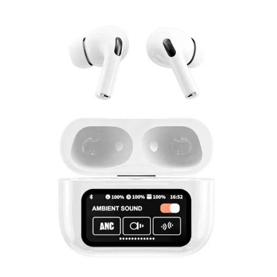 Picture of Airpods A9 Pro ANC Touch Screen Display Earbuds A9 Pro ANC Wireless Earbuds