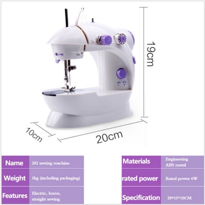 Picture of sewing machine portable household used overlock lockstitch electric Hand-held sewing machine