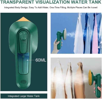 Picture of Portable Steamer Travel Iron, Micro Steamr Mini 30W Ironing Machine Handheld Steamer Iron Press Mini Steam Iron for Travel