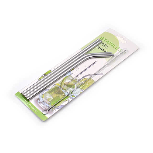 Picture of Stainless steel straws for drinking beverage bar straws