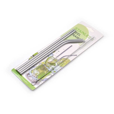 Picture of Stainless steel straws for drinking beverage bar straws