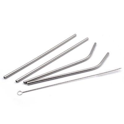 Picture of Stainless steel straws for drinking beverage bar straws