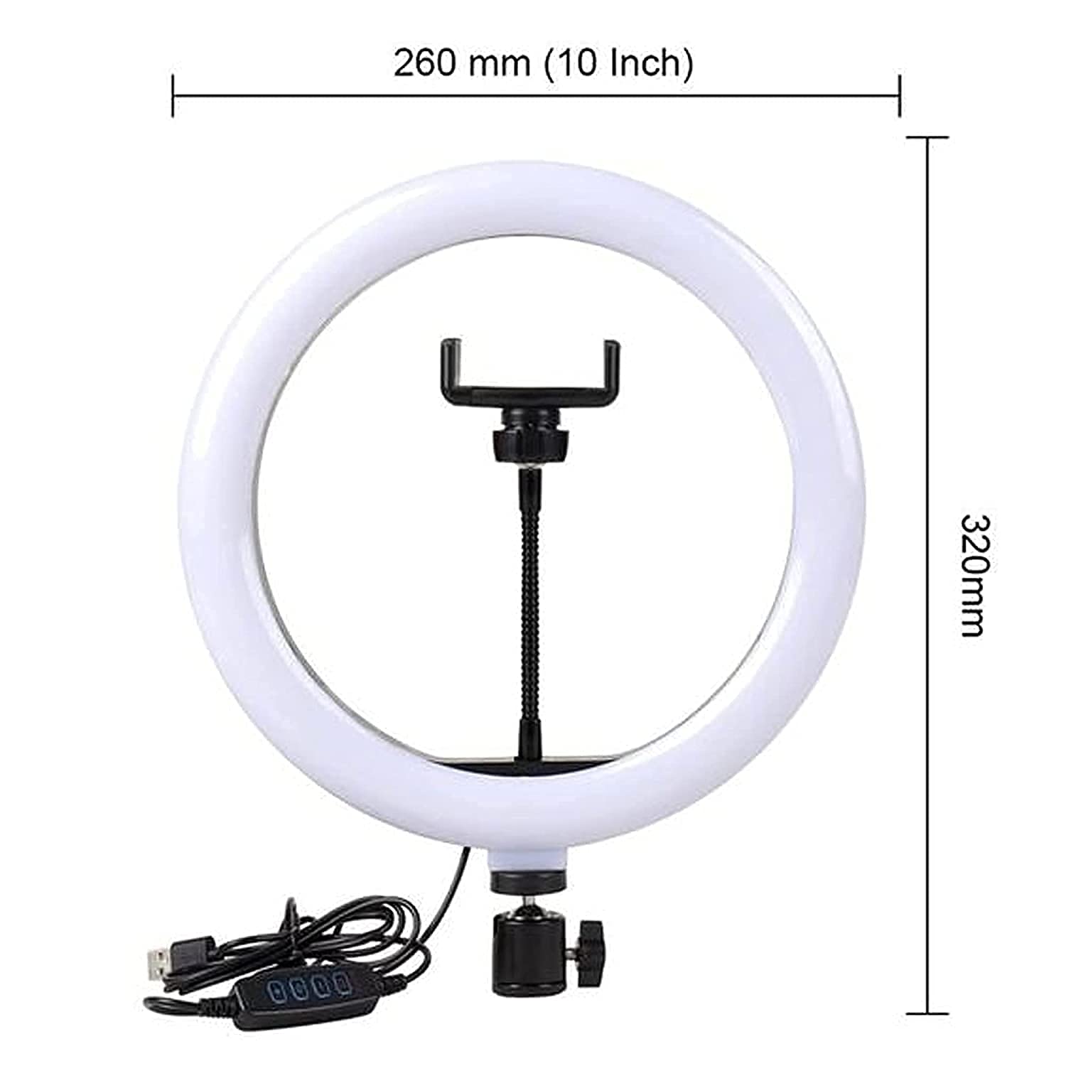 Picture of LED Ringlight Photography Beauty Light-10 inch
