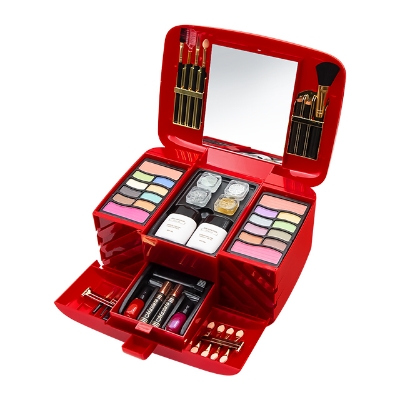 Picture of Big Size Long Lasting Bridal Professional Waterproof Complete Bridal Makeover Makeup Kit with Makeup Brush Set || Full Professional Makeup Set Box Cosmetics For Women