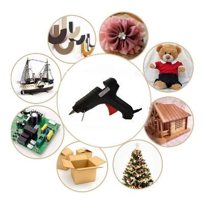 Picture of Hot Melt Glue Gun Kit for Quick Repairs with Free 02 Glue Sticks