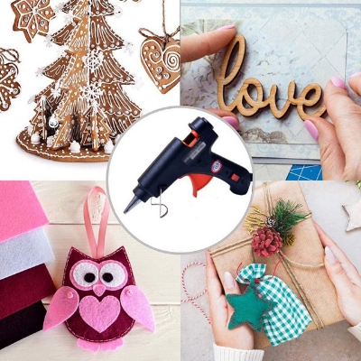 Picture of Hot Melt Glue Gun Kit for Quick Repairs with Free 02 Glue Sticks