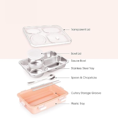 Picture of 4 Compartment lunch box