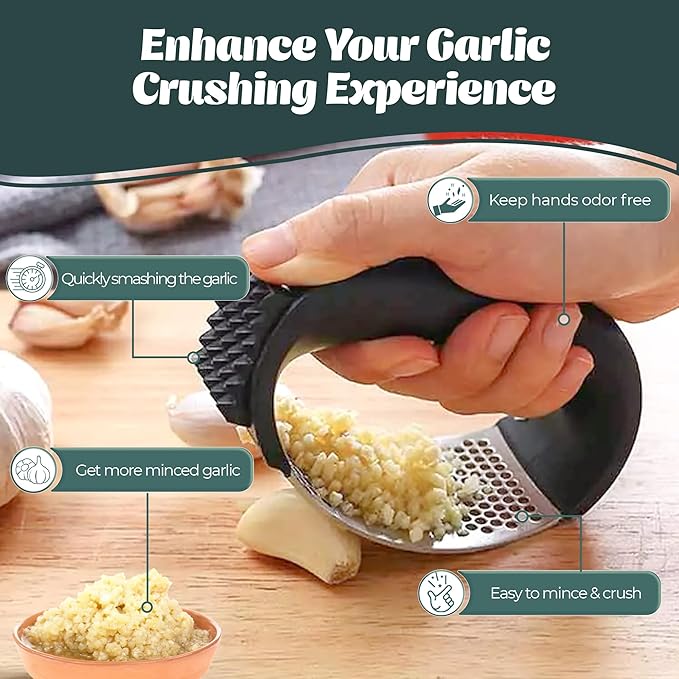 Picture of ARC SHAPED GARLIC PRESS