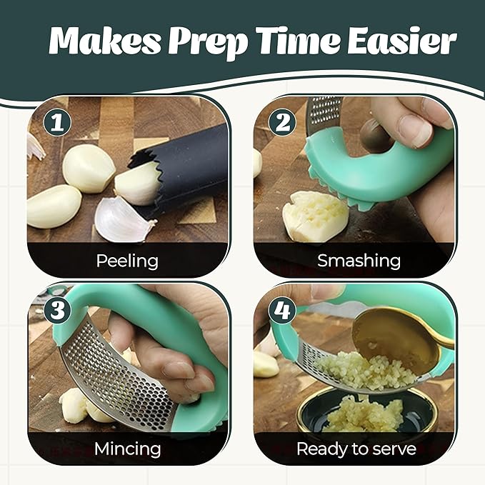 Picture of ARC SHAPED GARLIC PRESS