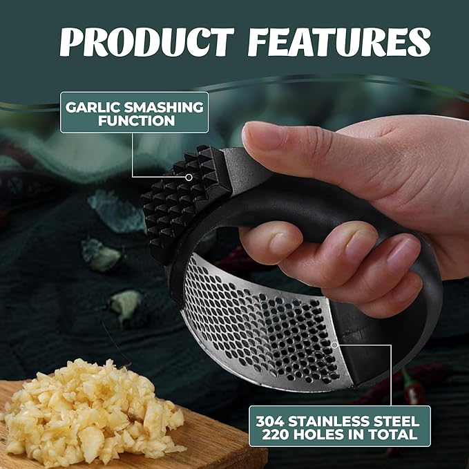 Picture of ARC SHAPED GARLIC PRESS