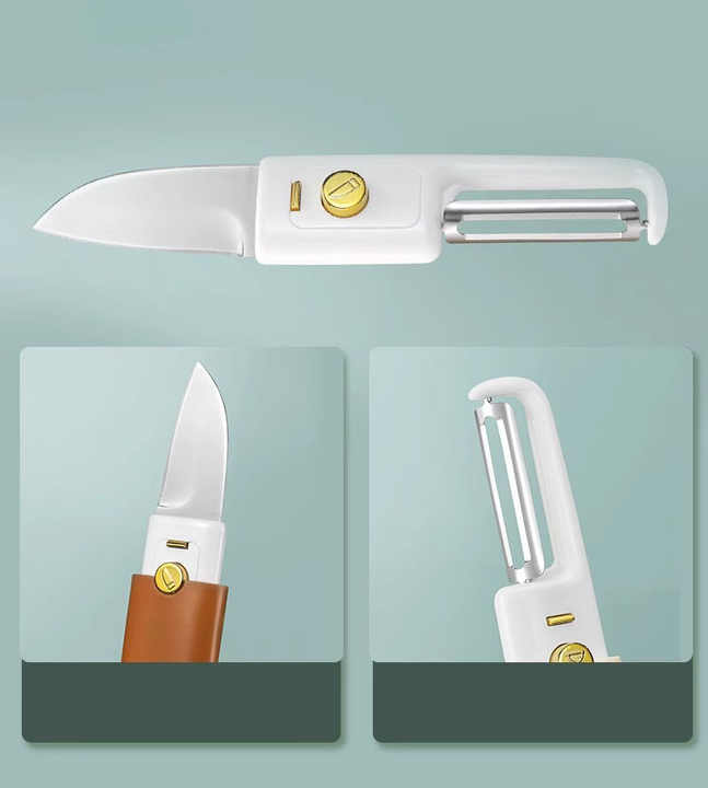 Picture of High Quality Fruit Peeling Knife Outdoor Camping Portable Peeler 2 In 1 Knife And Peeler