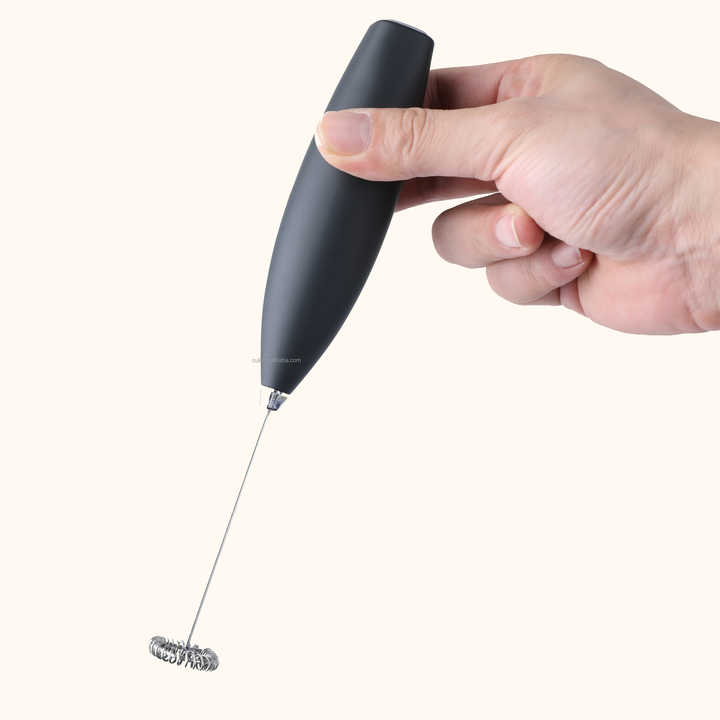 Picture of Portable Automatic Battery Operated Egg Beater Powerful Whisk Handheld Foam Maker Blender Mini Electric Milk Frother For Coffee