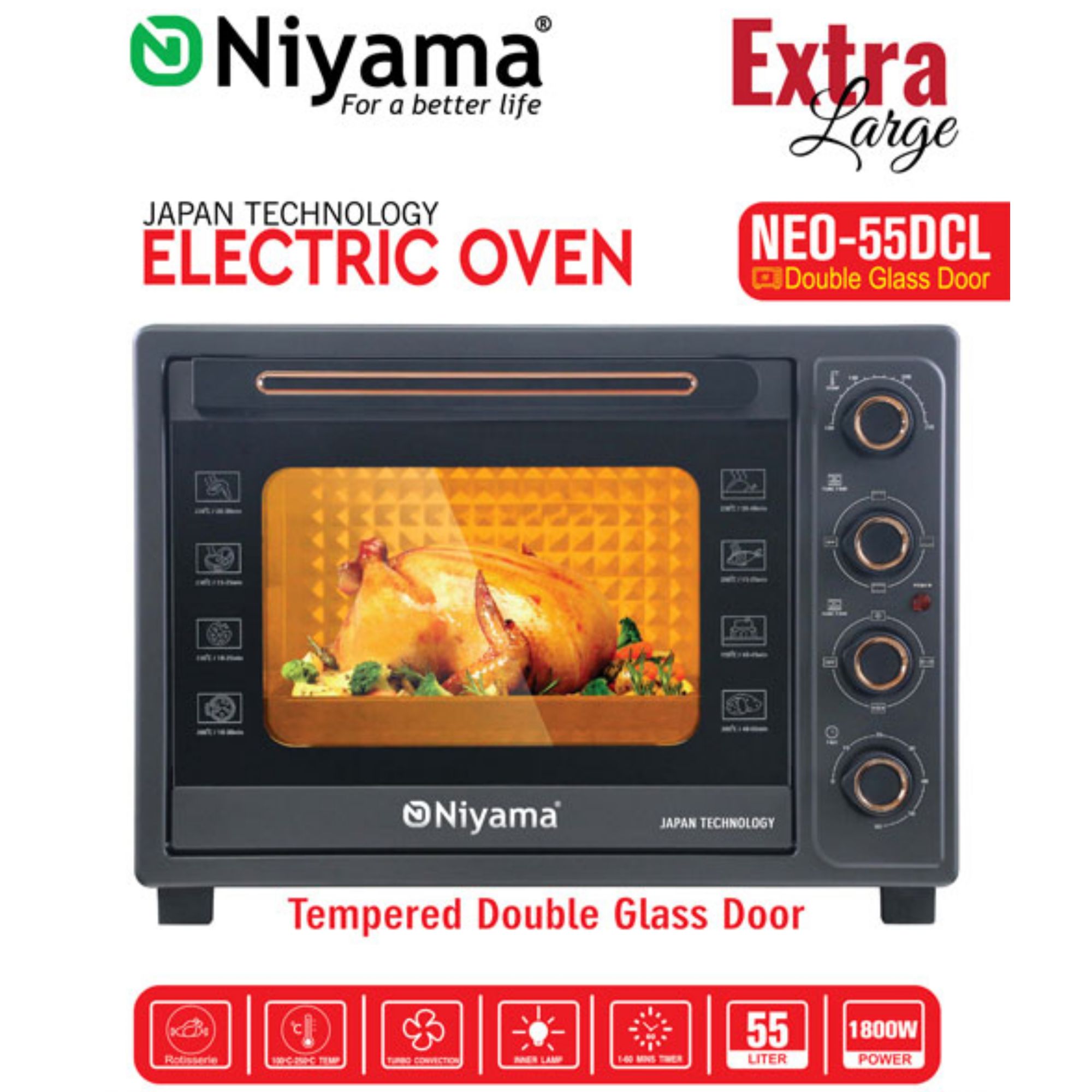 Picture of 55L Electric Oven NEO-55DCL - High Quality Electric Oven