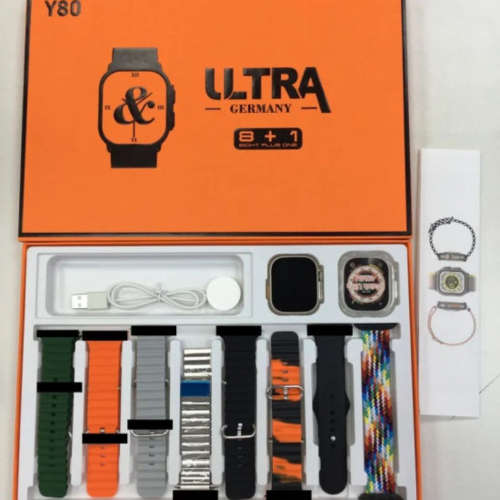 Picture of Y80 Ultra Smart watch with 8 Strap