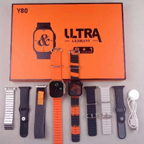 Picture of Y80 Ultra Smart watch with 8 Strap