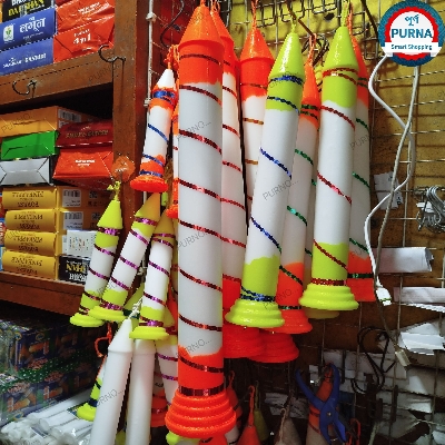 Picture of Large Decorative Handmade Candles Mombati – Perfect for Home, Temple & Celebrations!