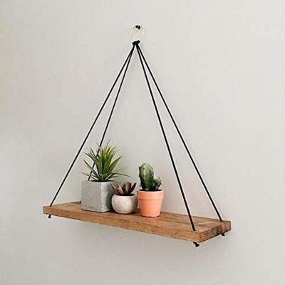 Picture of Hanging Wall Shelves, Swing Rope Floating Shelf