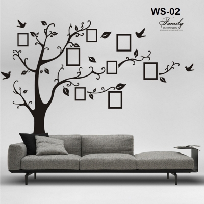 Picture of Black photo tree branch  memory tree wall sticker