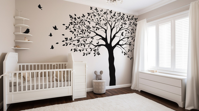 Picture of Black photo tree branch  memory tree wall sticker