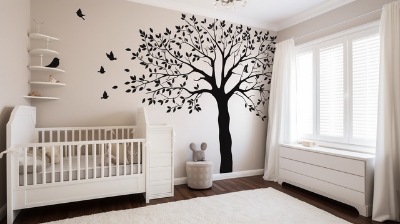 Picture of Black photo tree branch  memory tree wall sticker