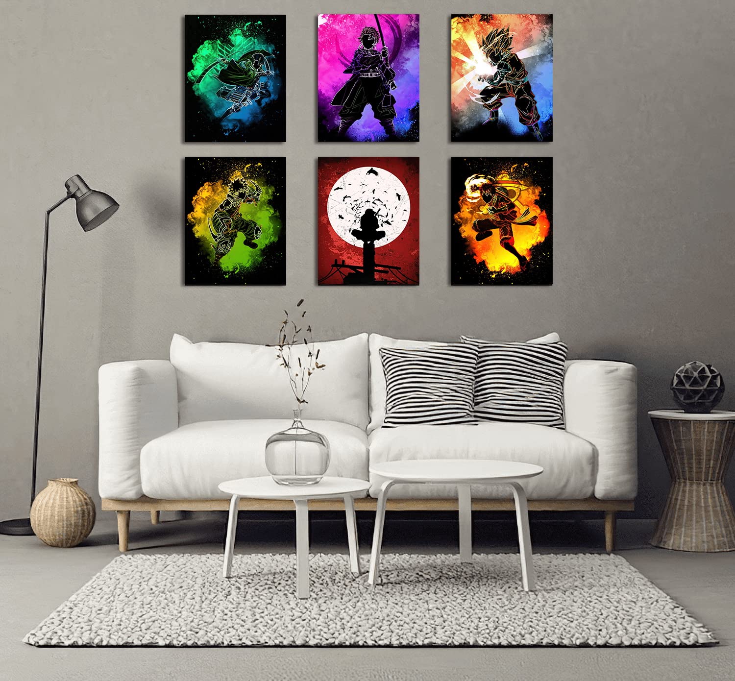 Picture of Home Decor 9 pcs starry night Wall Decoration Wallmate Poster on Pvc