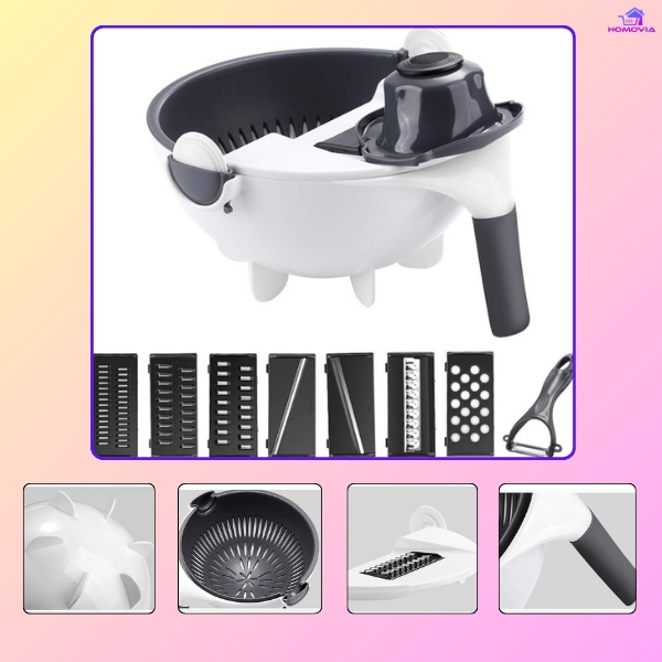 Picture of Best Vegetable Cutter 9 in 1 Combo