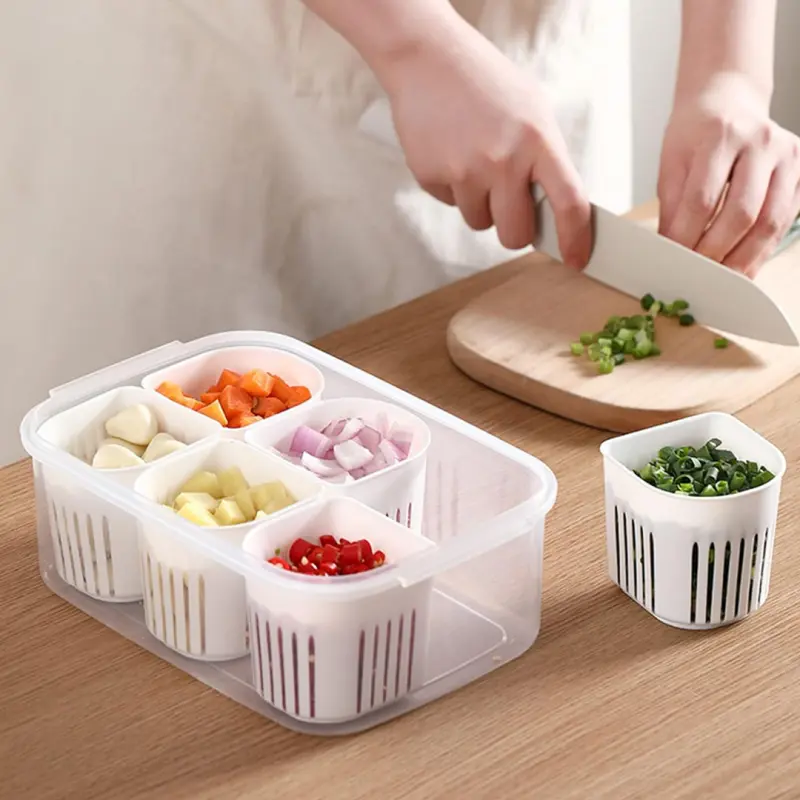 Picture of Kitchen Food Organizer Refrigerator Storage Box