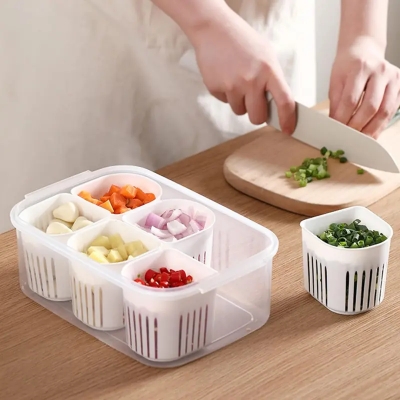 Picture of Kitchen Food Organizer Refrigerator Storage Box