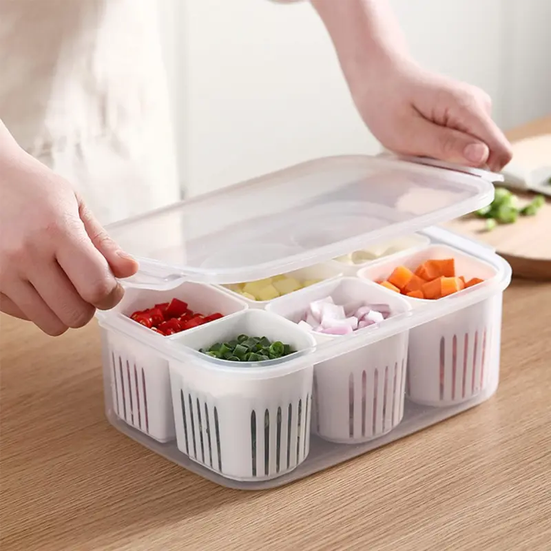 Picture of Kitchen Food Organizer Refrigerator Storage Box