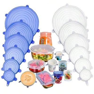 Picture of 6 Pcs Silicon Food Cover