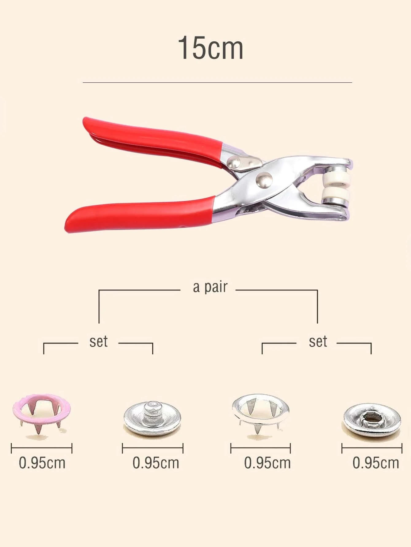 Picture of Hand Pressure Pliers Snap Button