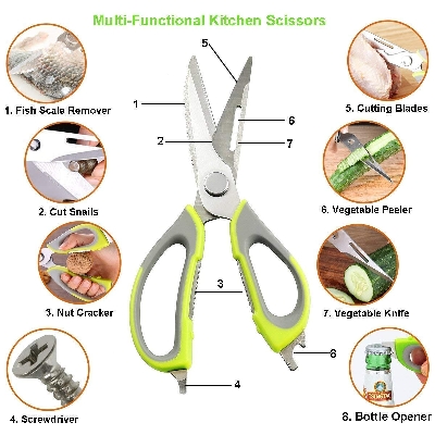 Picture of 8-In-1 Multifunctional Kitchen Scissors