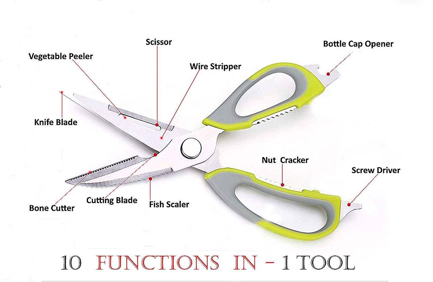 Picture of 8-In-1 Multifunctional Kitchen Scissors