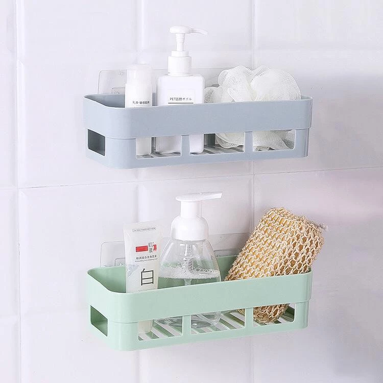 Picture of 2Pcs Kitchen Bathroom Organizer Shelves Wall Hanger
