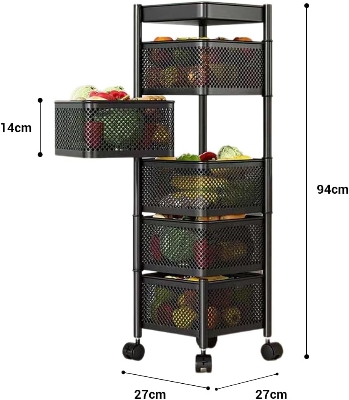 Picture of 5 Tier Multifunctional Storage Rack For Home