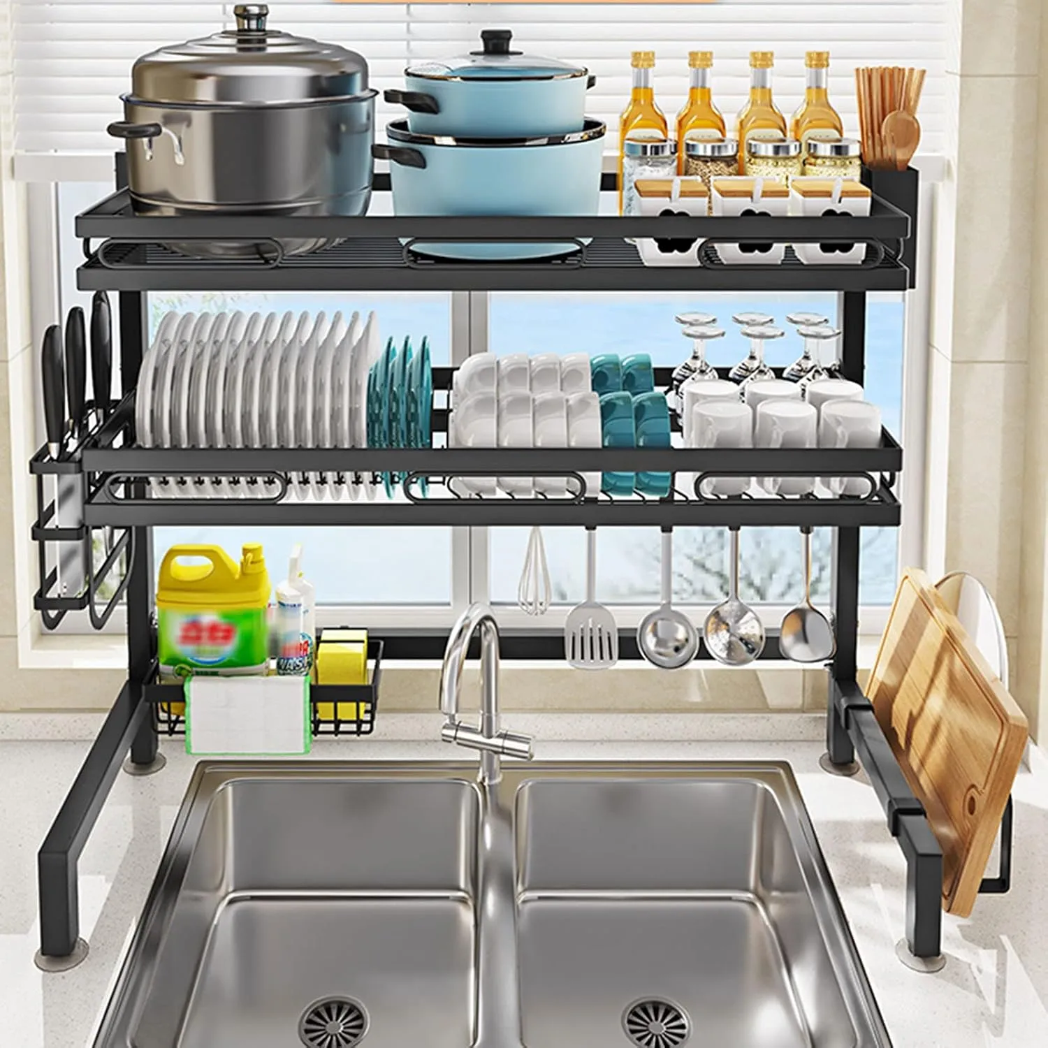 Picture of 2 Layer Over Sink Organizer Rack