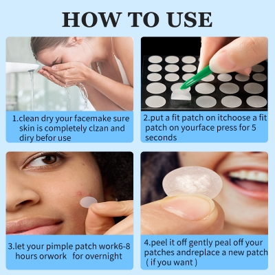 Picture of Hydrocolloid Top Pimple Patch Box Top Acne Treatment Face and body