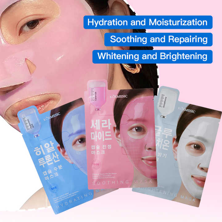 Picture of Korean Deep Hydration Soothing Moisturizing Whitening Face Sheet Mask