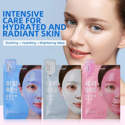 Picture of Korean Deep Hydration Soothing Moisturizing Whitening Face Sheet Mask